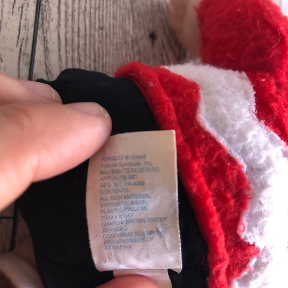 Applause - Peanuts 9” Charlie Brown Christmas Dress & Hat Plush Toy - Picture 10 of 11